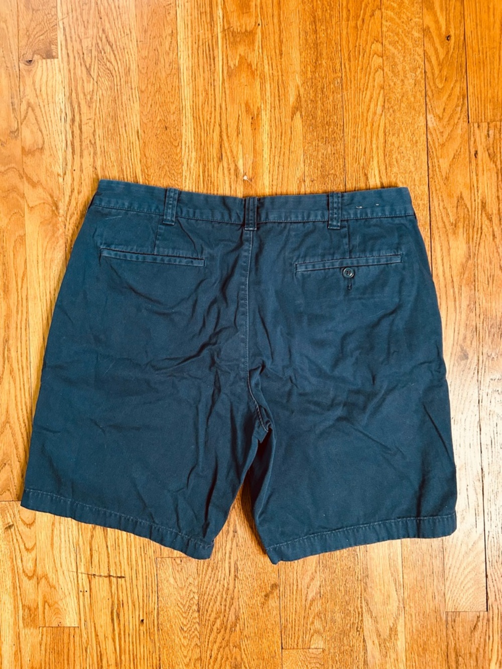 J.Crew Stanton Chino Shorts Blue 35 Cotton Twill 9” Inseam - Picture 8 of 10